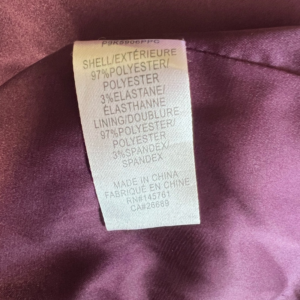 PARKER floral Alison dress long sleeve in cranberry women’s size 4 - Picture 10 of 11